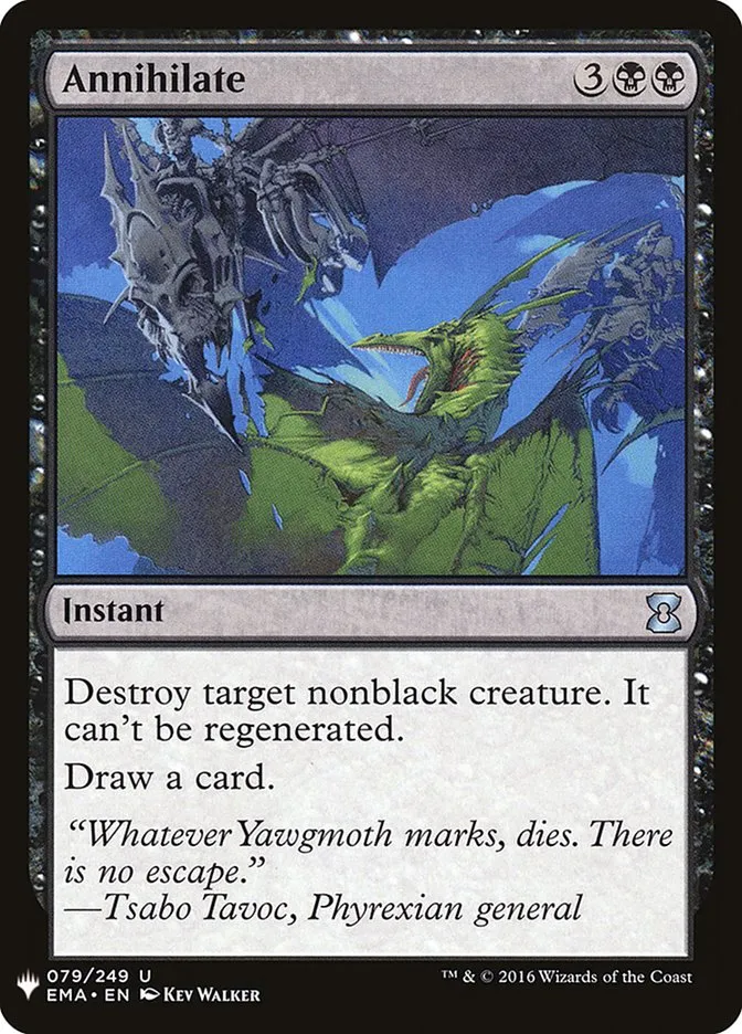 2020 The List Annihilate uncommon #EMA-79 uncommon card image