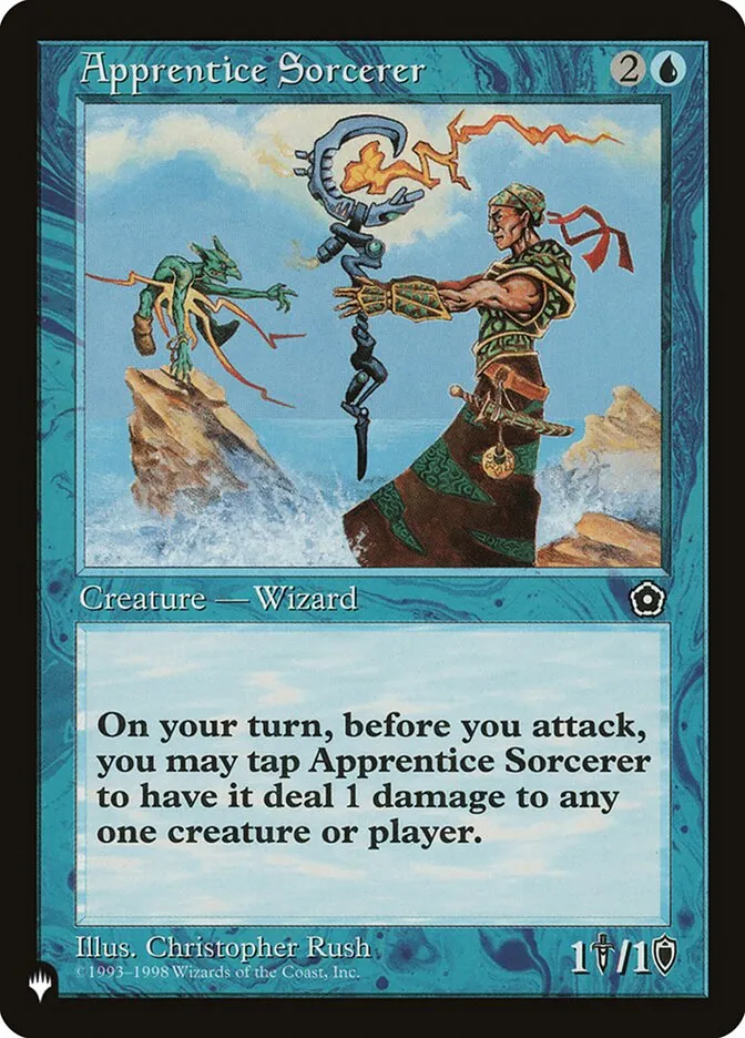 2020 The List Apprentice Sorcerer uncommon #P02-32 uncommon card image