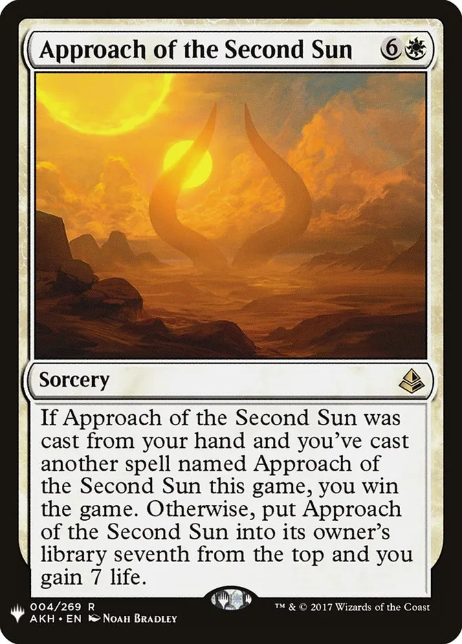 2020 The List Approach of the Second Sun #AKH-4 rare card image