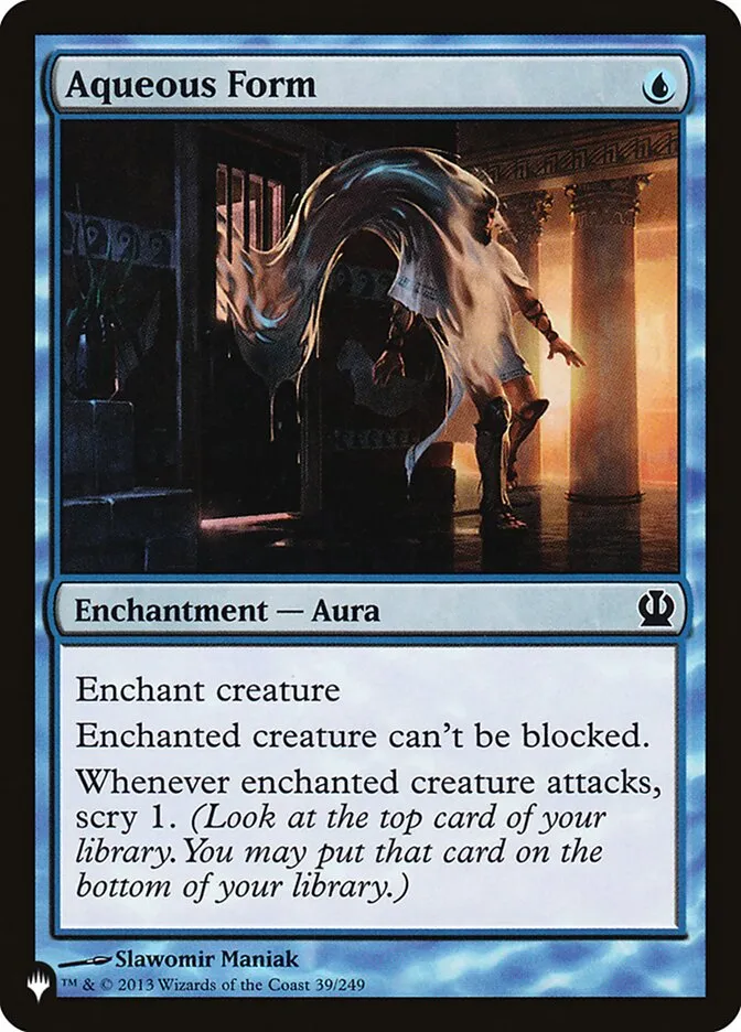 2020 The List Aqueous Form common #THS-39 common card image
