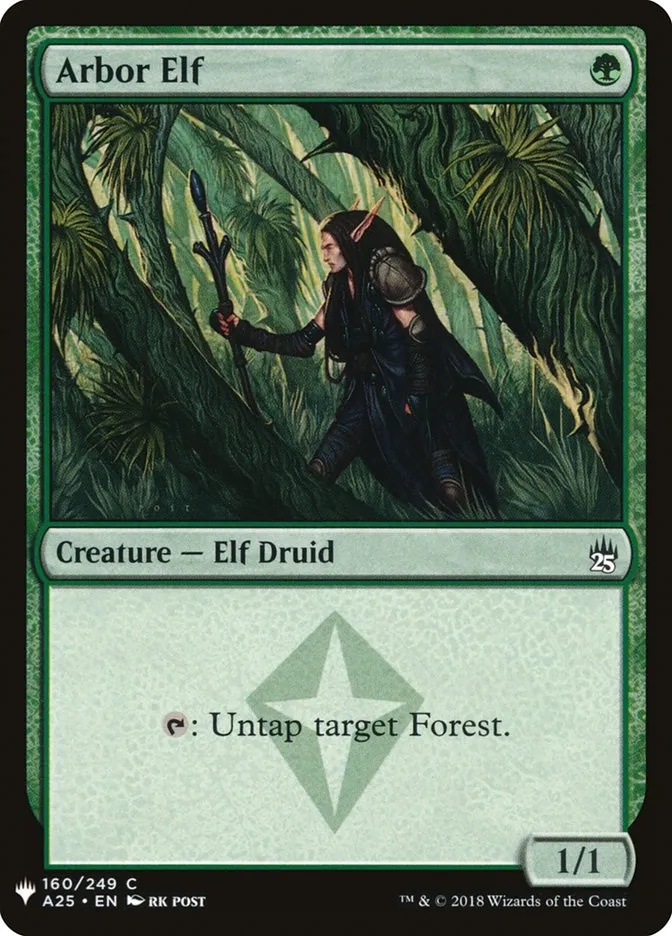 2020 The List Arbor Elf common #A25-160 common card image