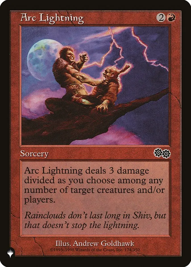 2020 The List Arc Lightning #USG-174 common card image
