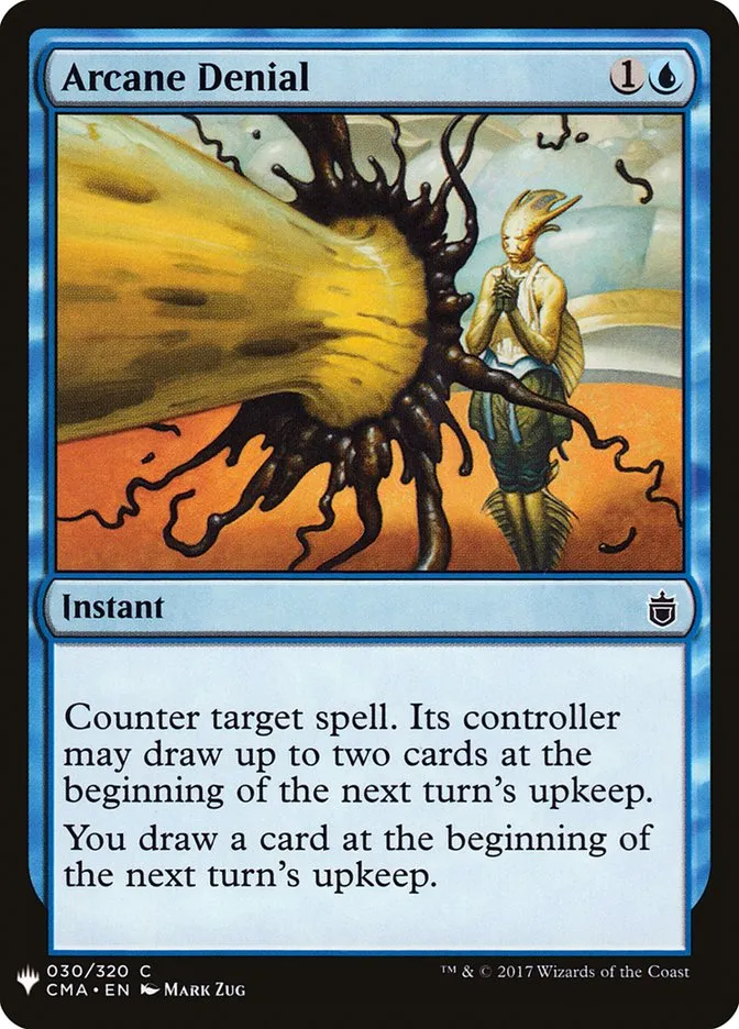 2020 The List Arcane Denial common #CMA-30 common card image