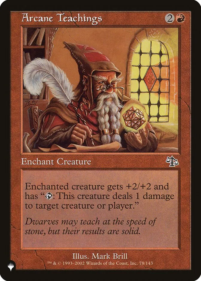 2020 The List Arcane Teachings #JUD-78 common card image