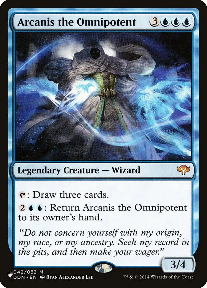 2020 The List Arcanis the Omnipotent #DDN-42 mythic card image