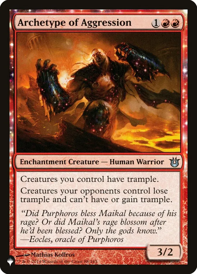 2020 The List Archetype of Aggression #BNG-88 uncommon card image