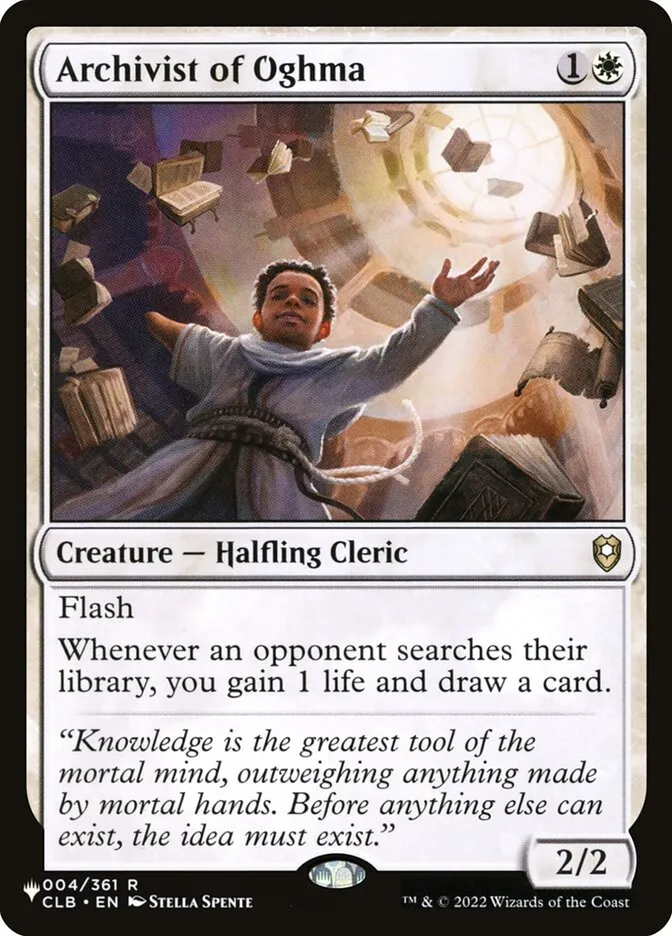 2020 The List Archivist of Oghma #CLB-4 rare card image