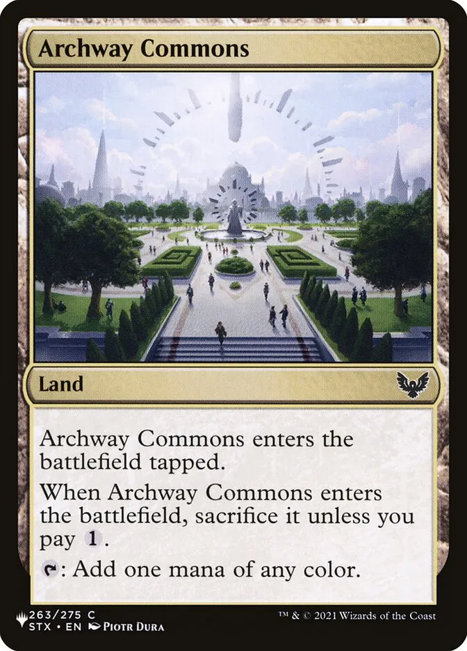 2020 The List Archway Commons #STX-263 card image