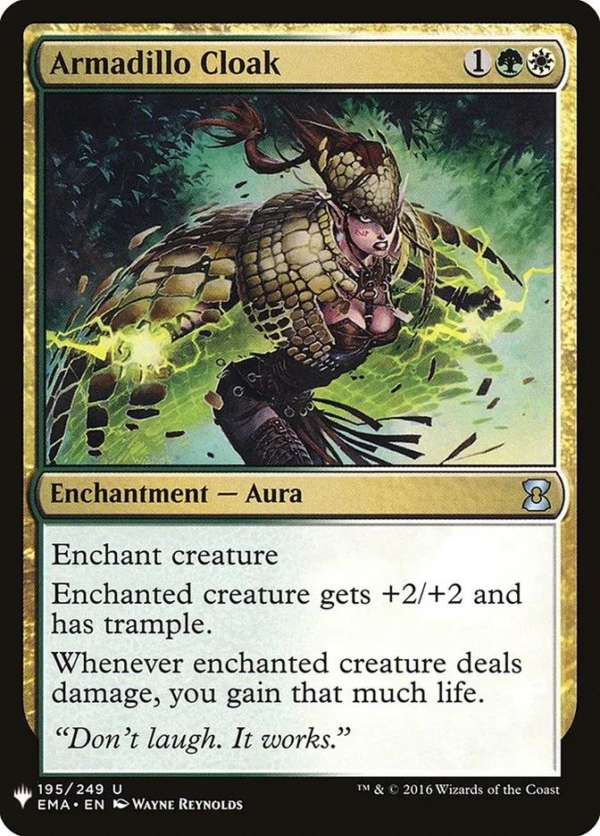 2020 The List Armadillo Cloak #EMA-195 uncommon card image