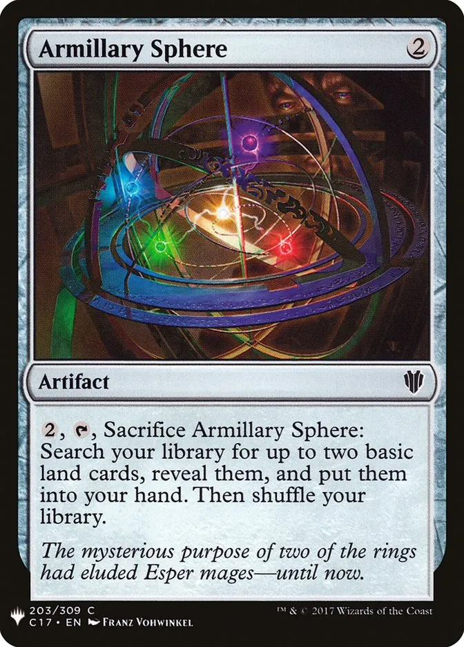 2020 The List Armillary Sphere common #C17-203 common card image