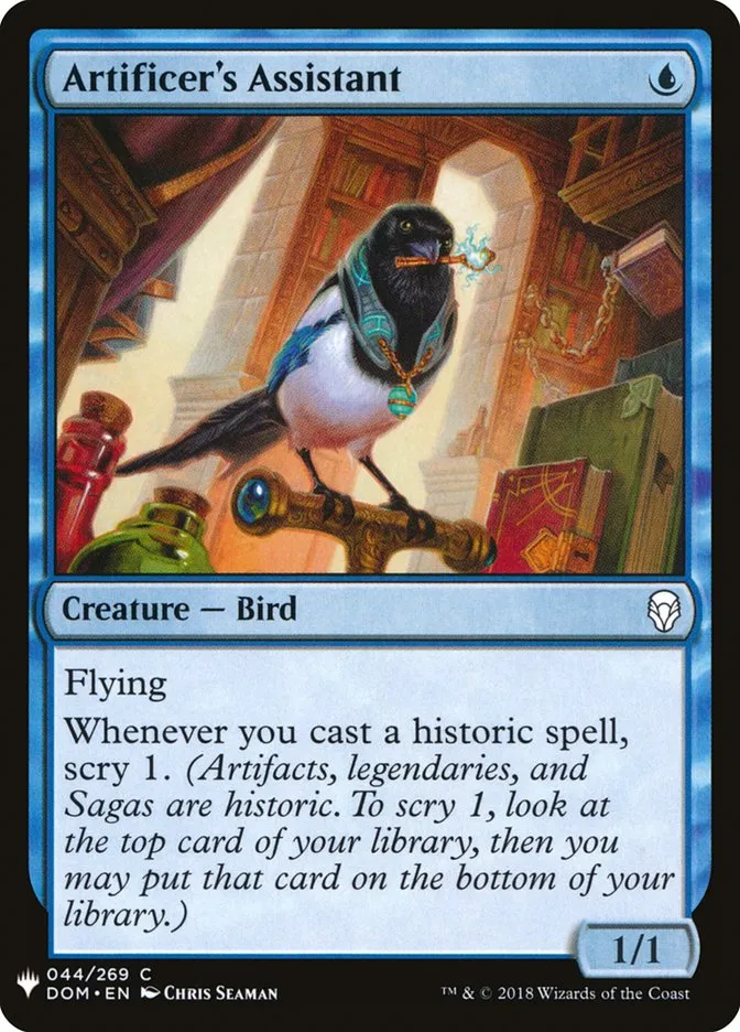 2020 The List Artificer's Assistant #DOM-44 common card image