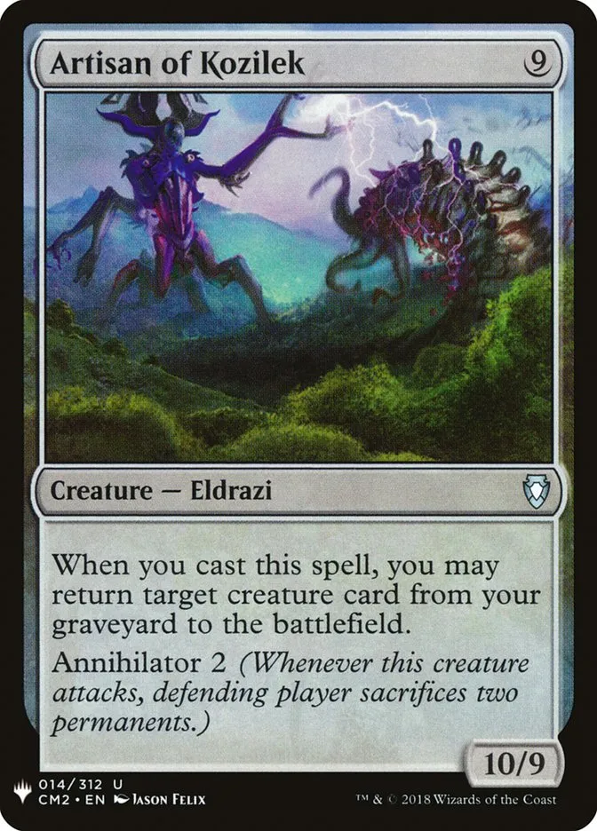 2020 The List Artisan of Kozilek #CM2-14 uncommon card image
