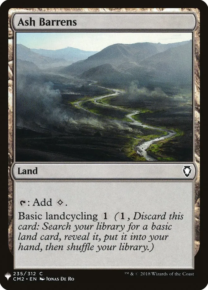 2020 The List Ash Barrens #CM2-235 common card image