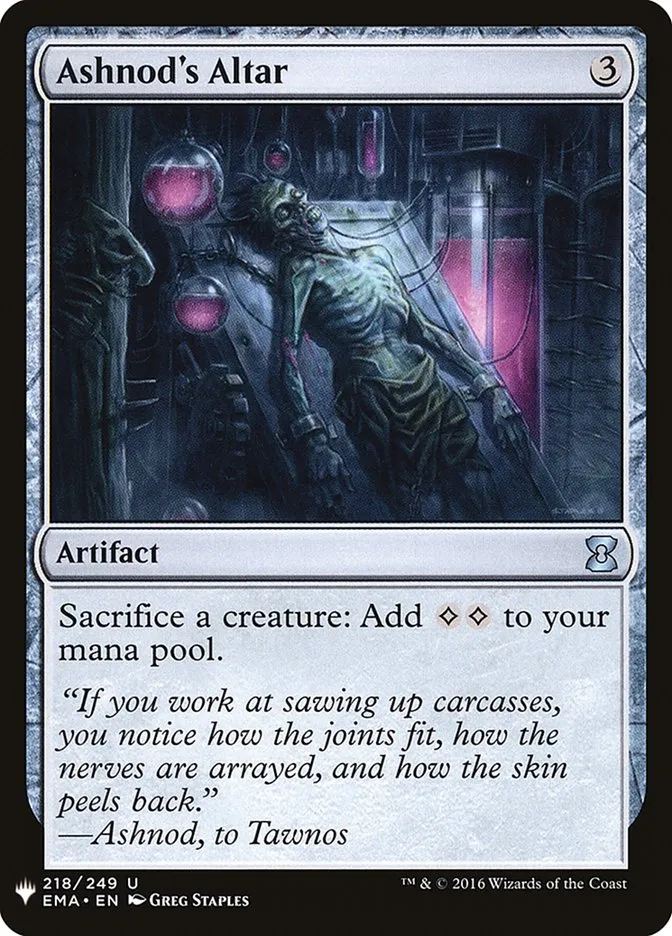 2020 The List Ashnod's Altar #EMA-218 uncommon card image