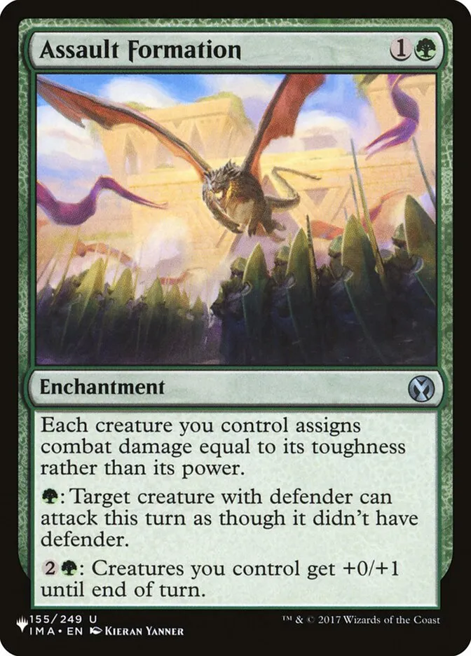 2020 The List Assault Formation uncommon #IMA-155 uncommon card image