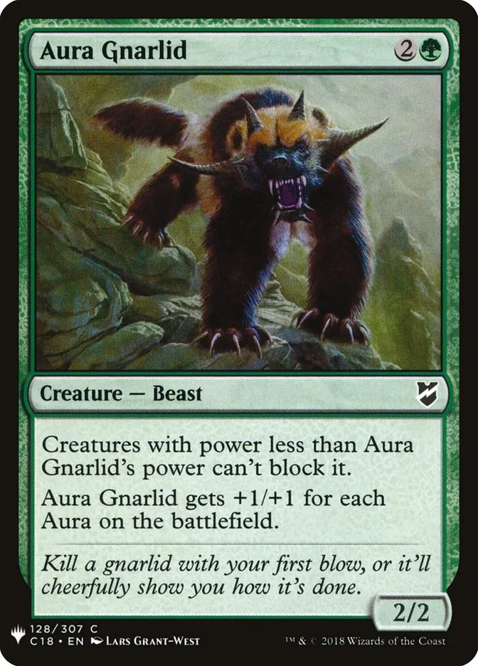 2020 The List Aura Gnarlid #C18-128 common card image