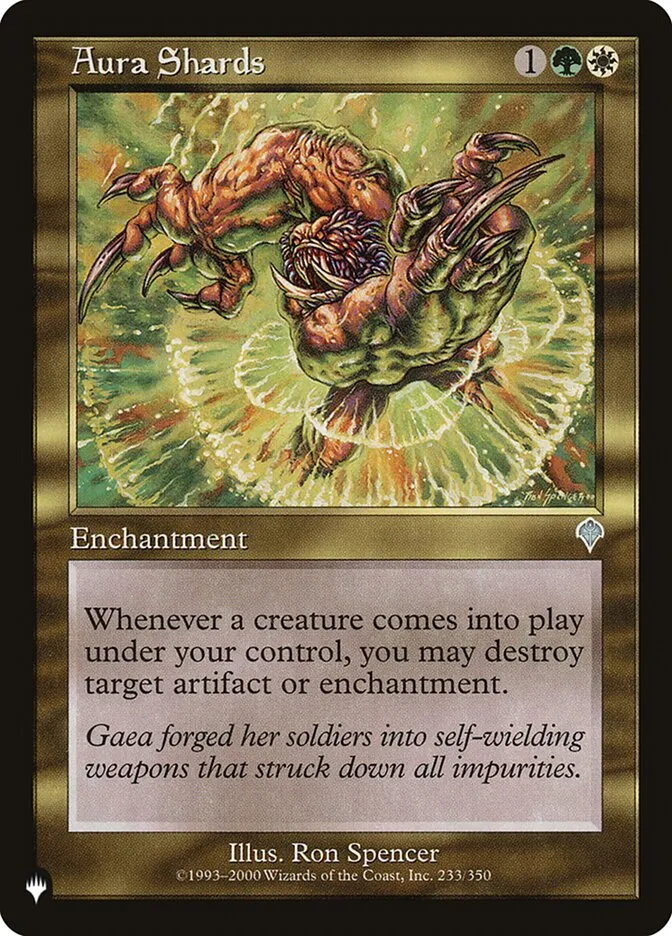 2020 The List Aura Shards #INV-233 uncommon card image