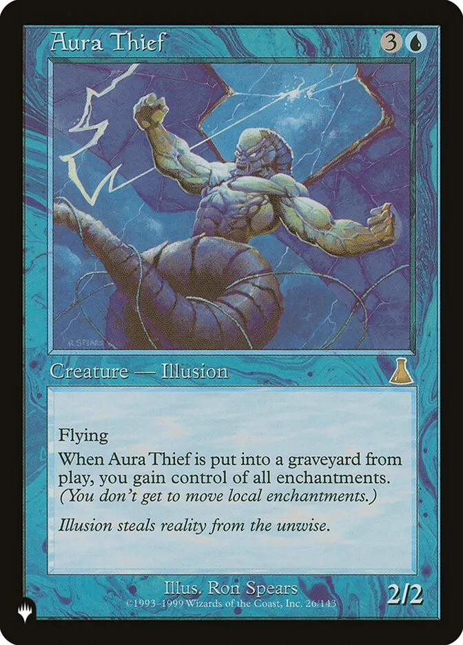2020 The List Aura Thief #UDS-26 rare card image