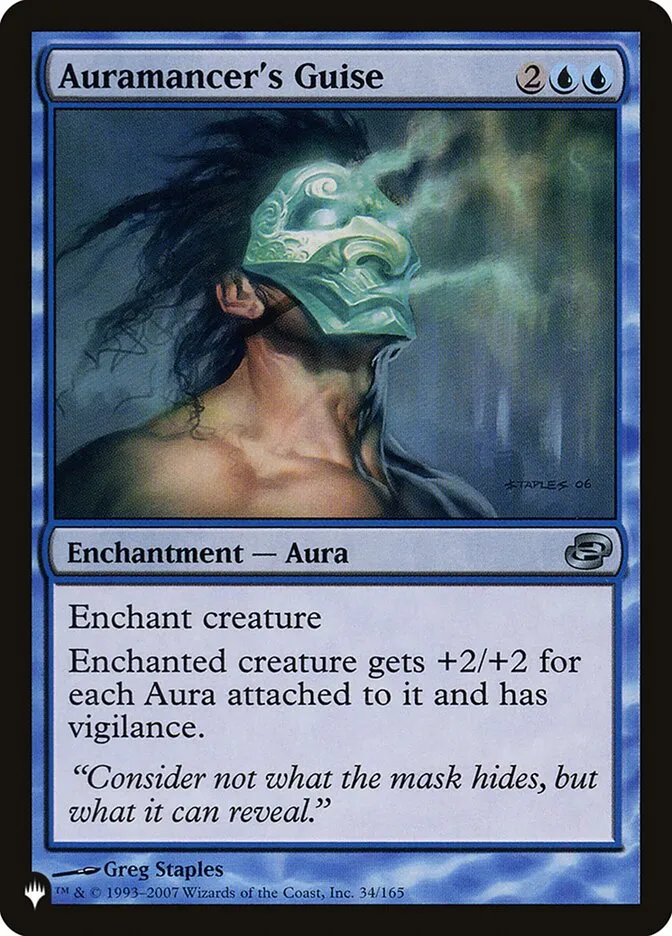 2020 The List Auramancer's Guise #PLC-34 uncommon card image