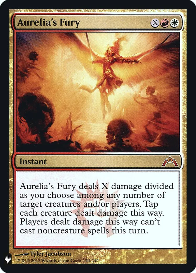 2020 The List Aurelia's Fury #GTC-144 mythic card image