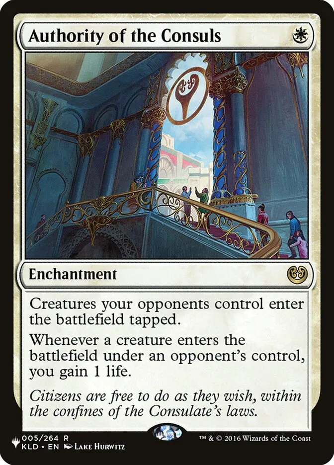 2020 The List Authority of the Consuls #KLD-5 rare card image