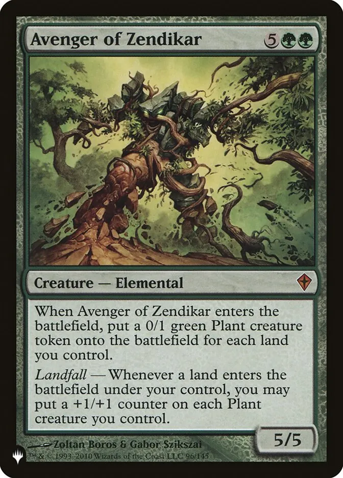 2020 The List Avenger of Zendikar #WWK-96 mythic card image