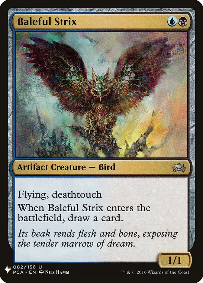 2020 The List Baleful Strix uncommon #PCA-82 uncommon card image