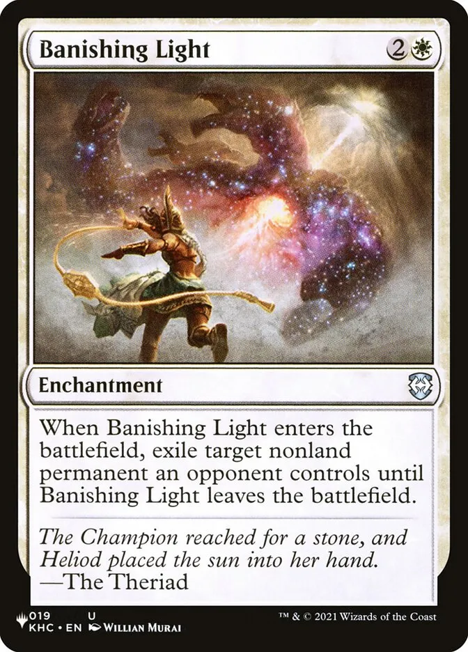 2020 The List Banishing Light #KHC-19 uncommon card image