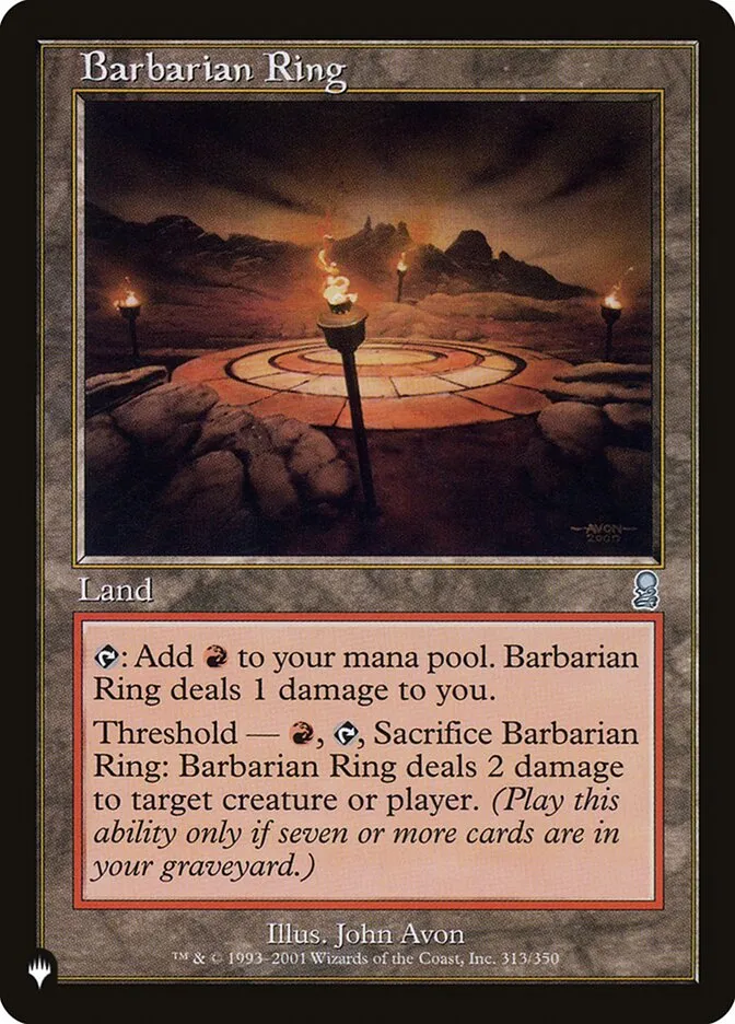 2020 The List Barbarian Ring #ODY-313 uncommon card image