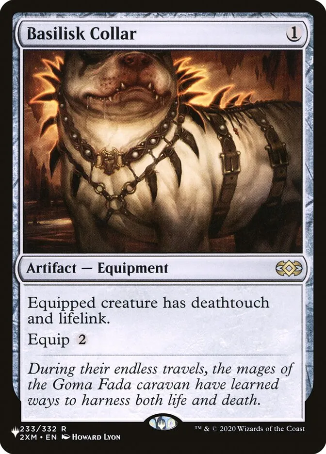 2020 The List Basilisk Collar #2XM-233 rare card image