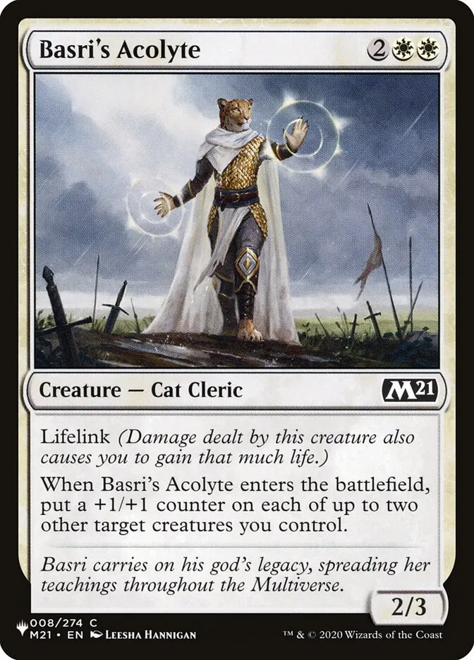 2020 The List Basri's Acolyte common #M21-8 common card image