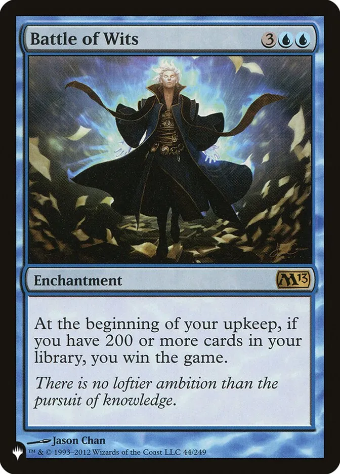 2020 The List Battle of Wits #M13-44 rare card image