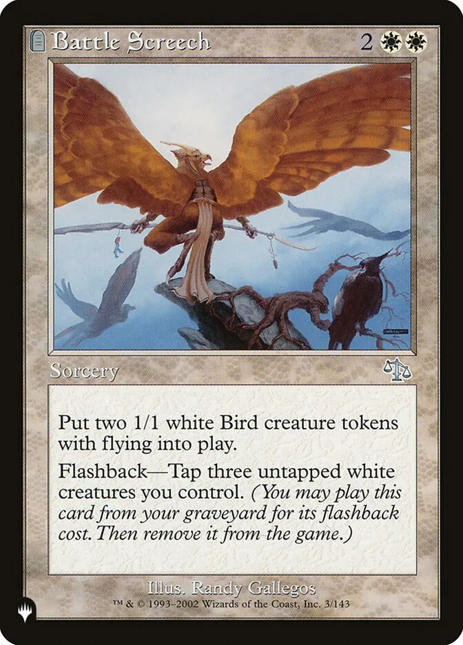 2020 The List Battle Screech #JUD-3 uncommon card image