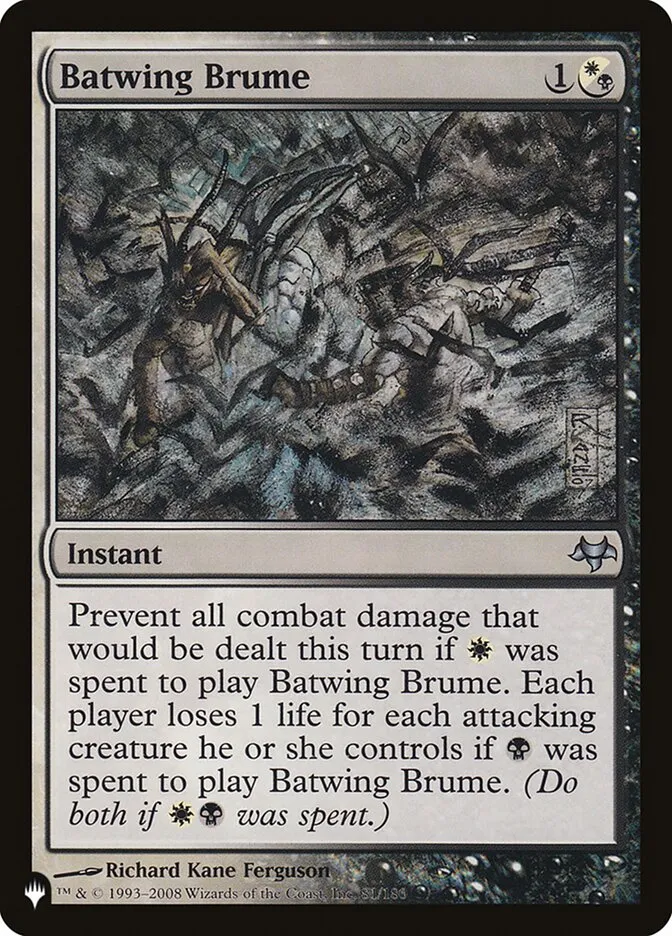 2020 The List Batwing Brume #EVE-81 uncommon card image