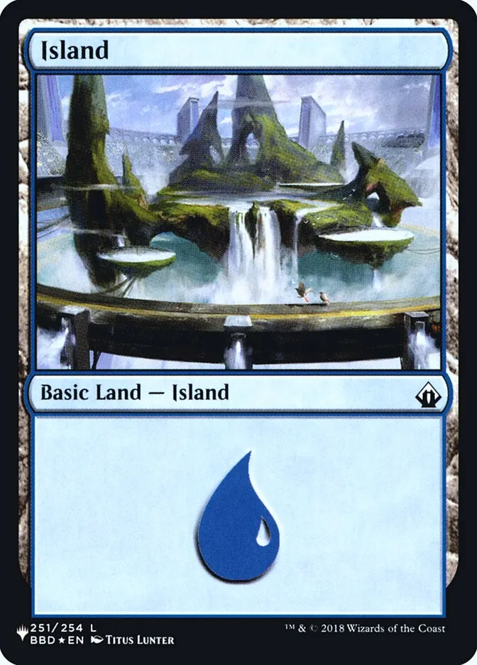 2020 The List Island common #BBD-251 common card image