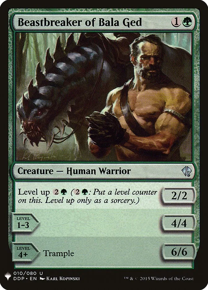 2020 The List Beastbreaker of Bala Ged #DDP-10 uncommon card image