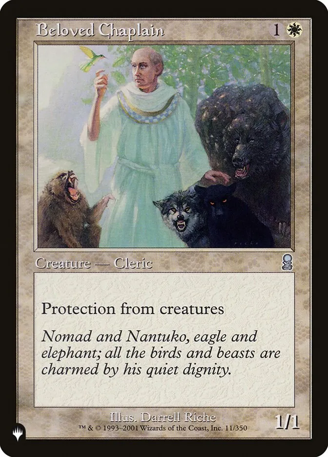 2020 The List Beloved Chaplain uncommon #ODY-11 uncommon card image