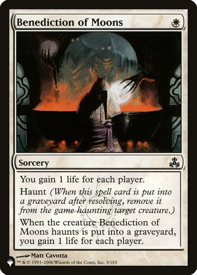 2020 The List Benediction of Moons #GPT-3 common card image