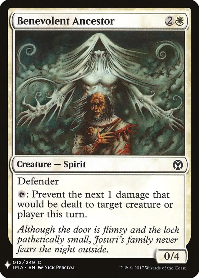 2020 The List Benevolent Ancestor common #IMA-12 common card image