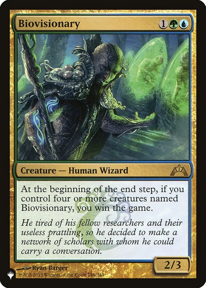 2020 The List Biovisionary #GTC-146 rare card image