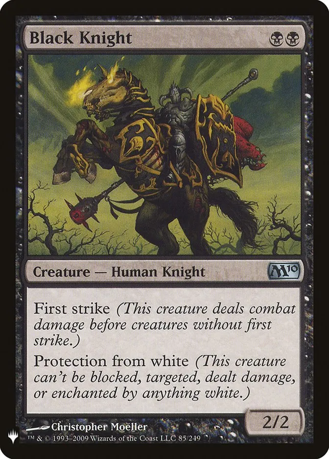 2020 The List Black Knight #M10-85 uncommon card image