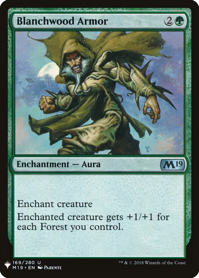 2020 The List Blanchwood Armor #M19-169 uncommon card image