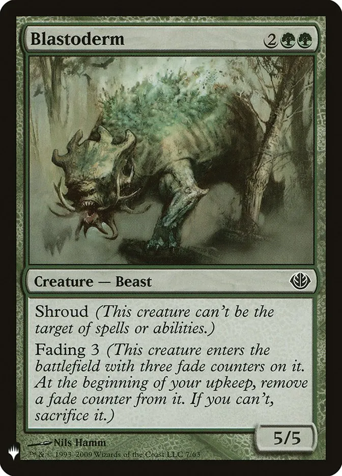 2020 The List Blastoderm common #DDD-7 common card image