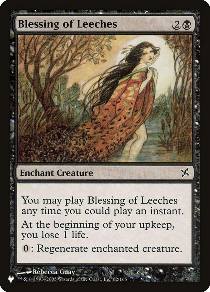 2020 The List Blessing of Leeches #BOK-62 common card image