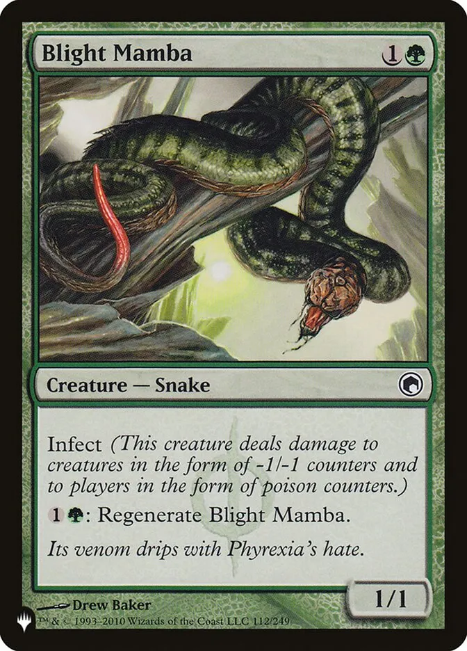 2020 The List Blight Mamba common #SOM-112 common card image