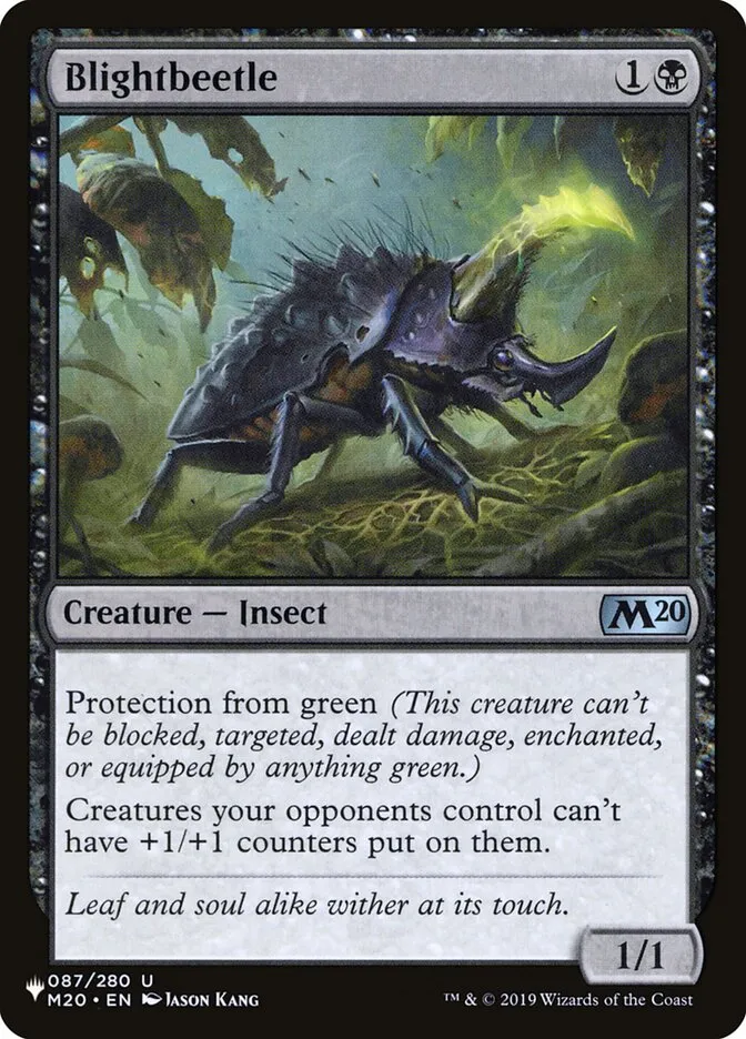 2020 The List Blightbeetle uncommon #M20-87 uncommon card image