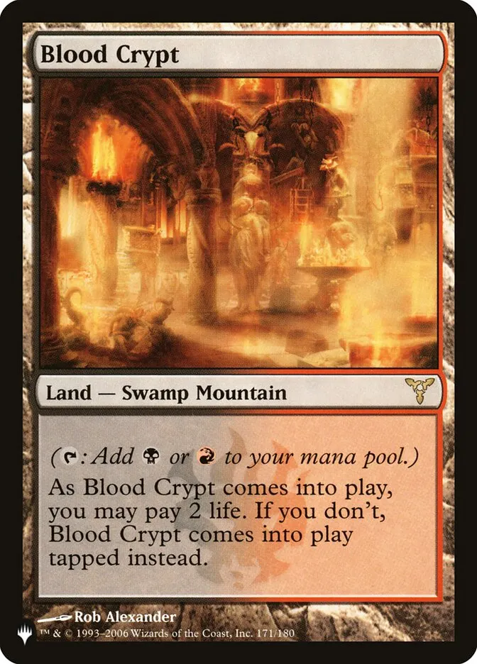 2020 The List Blood Crypt #DIS-171 rare card image