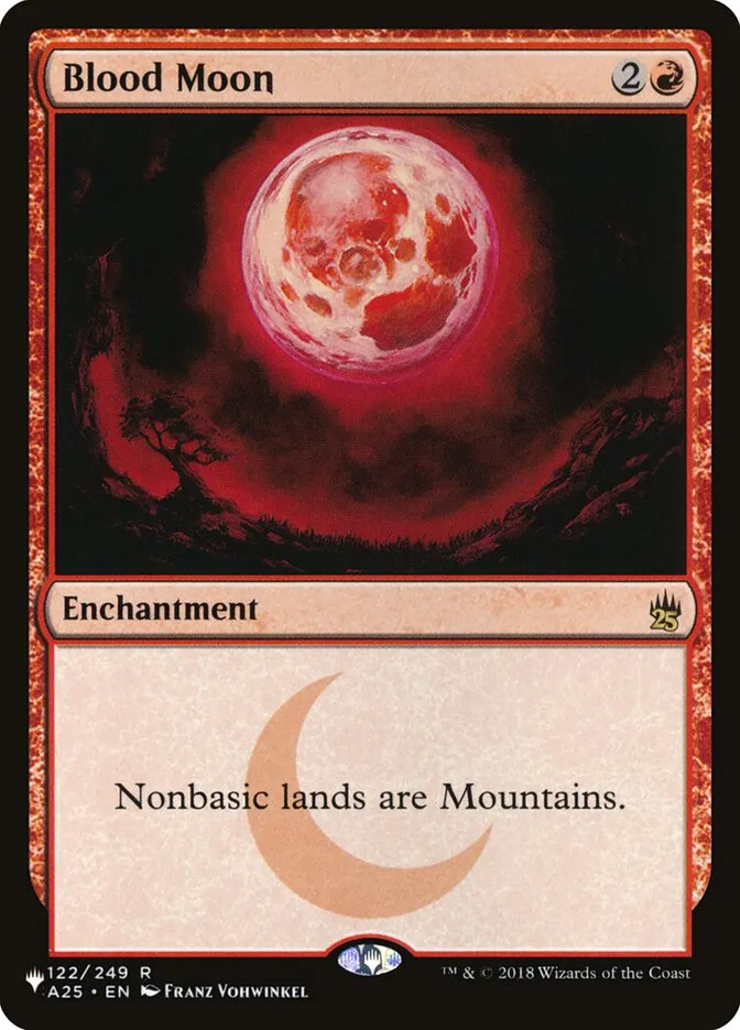 2020 The List Blood Moon #A25-122 rare card image