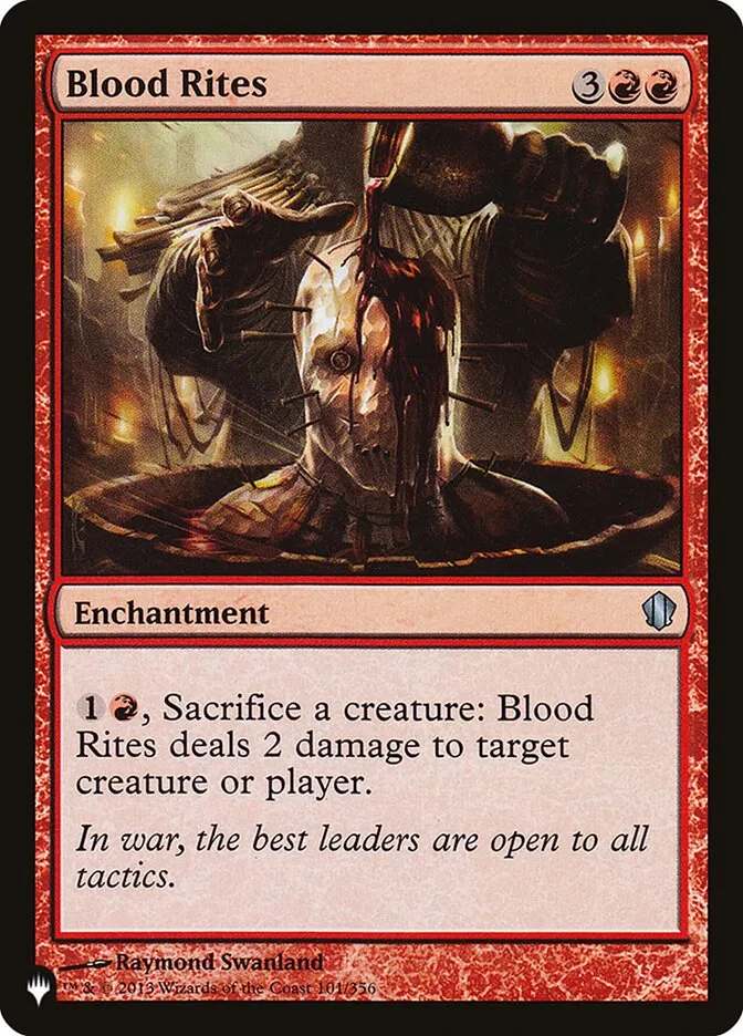 2020 The List Blood Rites #C13-101 uncommon card image