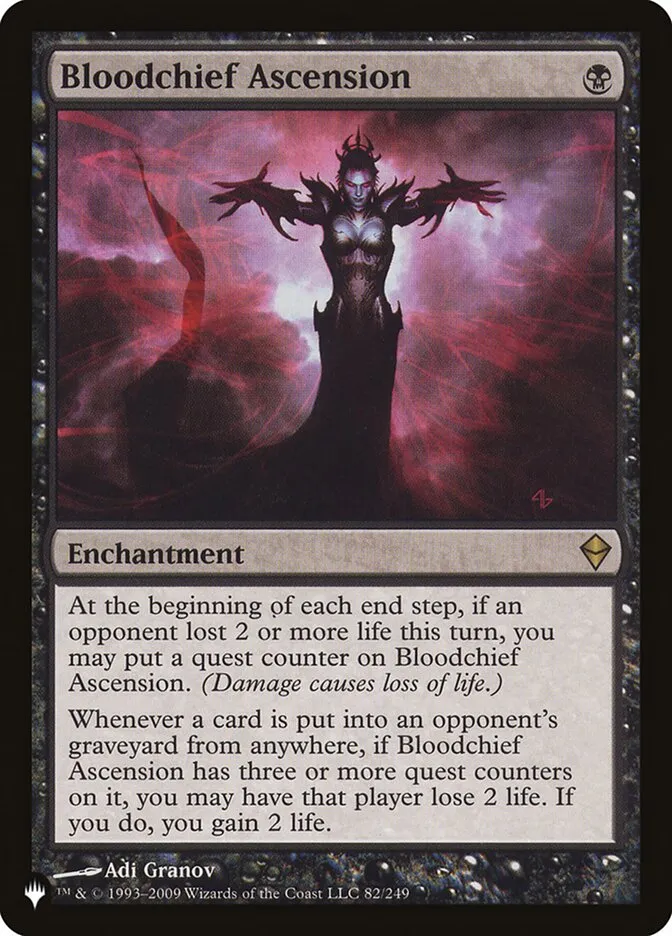 2020 The List Bloodchief Ascension #ZEN-82 rare card image